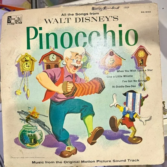 Four vintage Disney LP’s